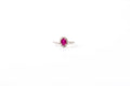 Anillo Lady Di rubí