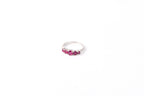 Anillo round rubí