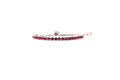 Pulsera tennis rubí