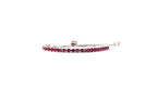 Pulsera tennis rubí