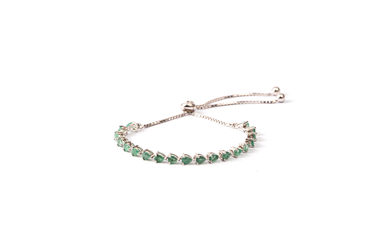 Pulsera tennis 2.0 esmeralda