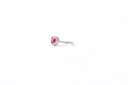 Anillo Lady Di rubí