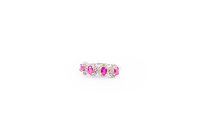 Anillo Shiny Oval Rubí