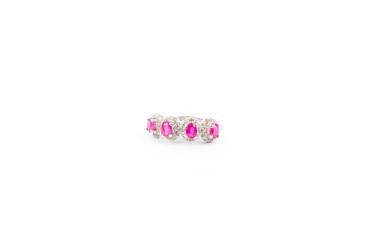 Anillo Shiny Oval Rubí